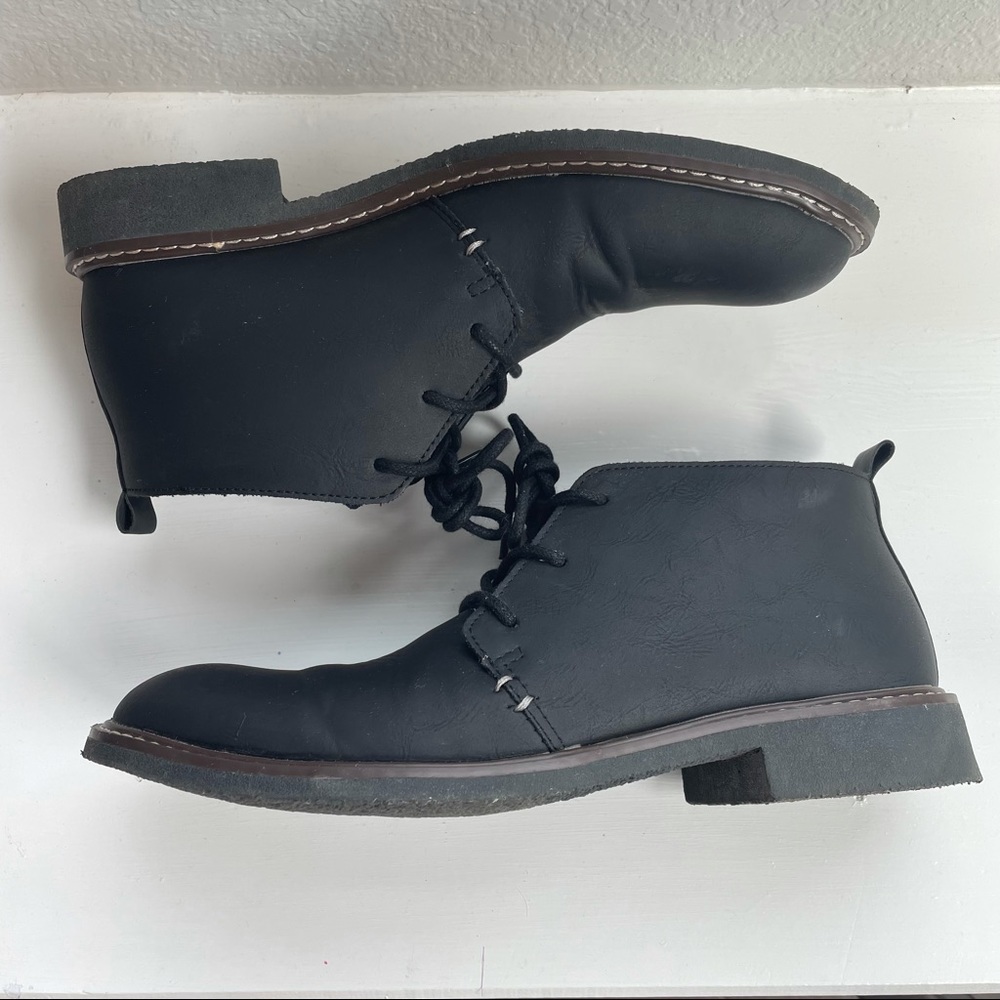 Goodfellow men’s chukka black boots size 7